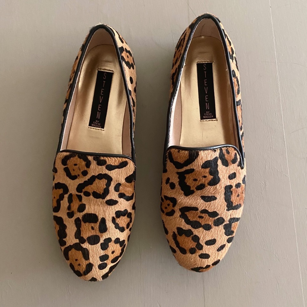 Steve Madden Leopard Loafers Size6.5 - Picture 5 of 6